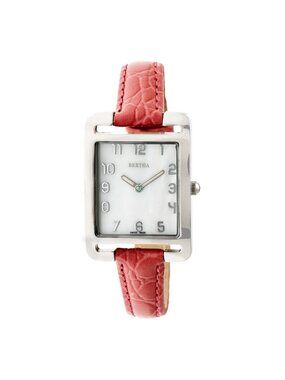 NWT Bertha Marisol White Mother of Pearl Dial Ladies Watch